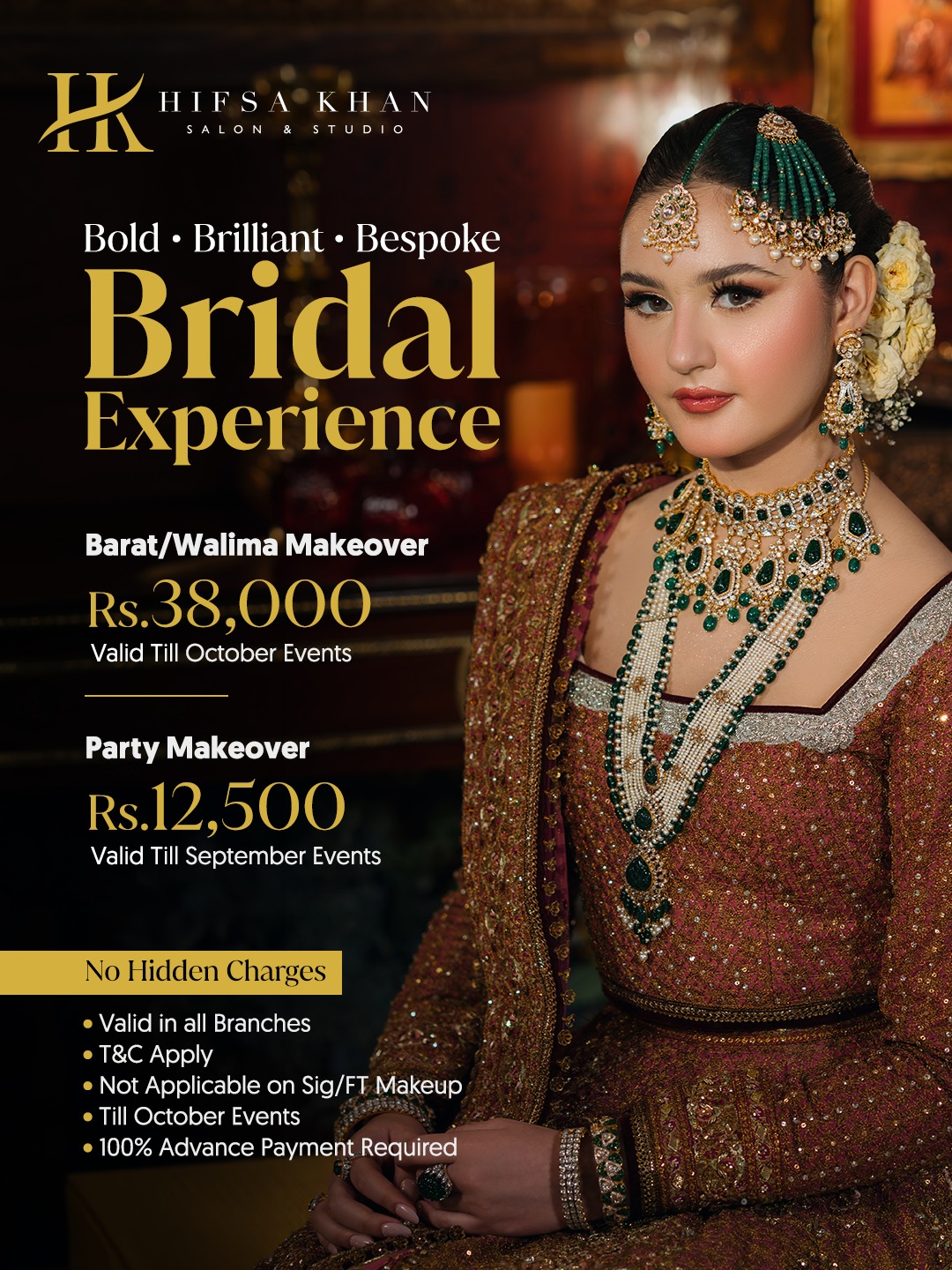 Makeup promotion at Hifsa Khan Salon
